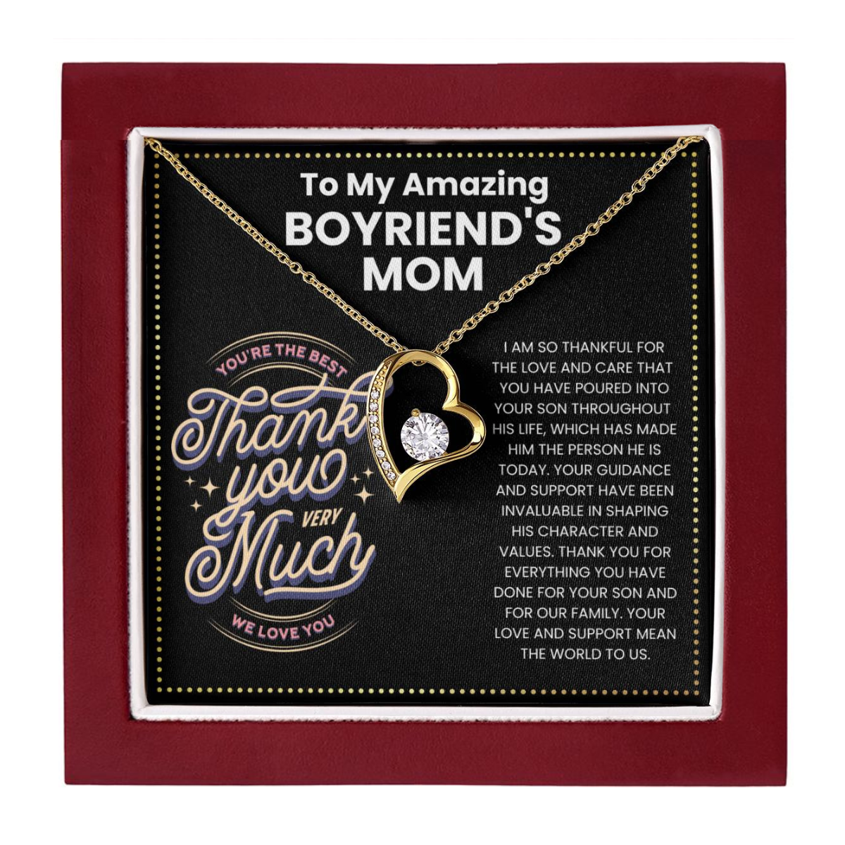 JGF Jewelry Gifts for Family Thank You Gifts To Show Appreciation