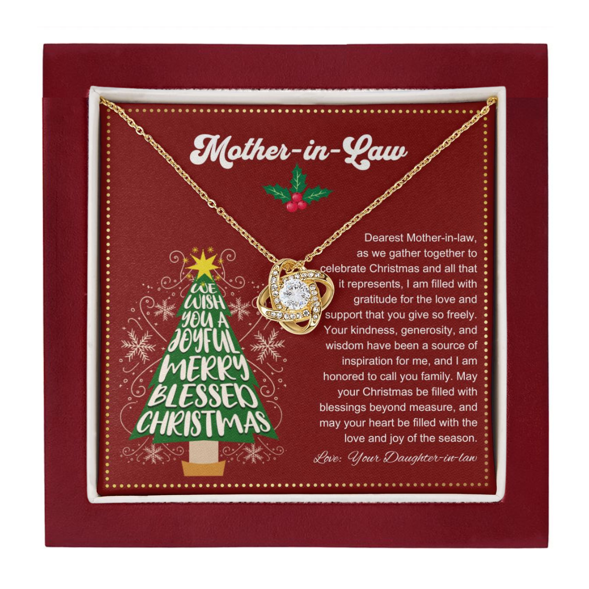 JGF Jewelry Gifts for Family | Christmas Gift For Mother In Law Who Has Everything