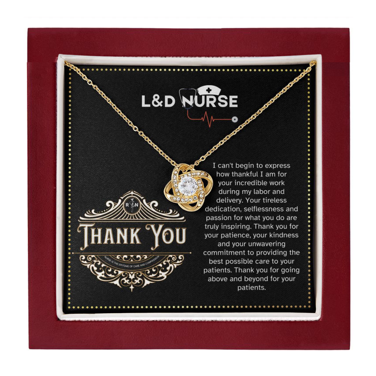 JGF Jewelry Gifts for Family Nurse Retirement Gifts For L&D