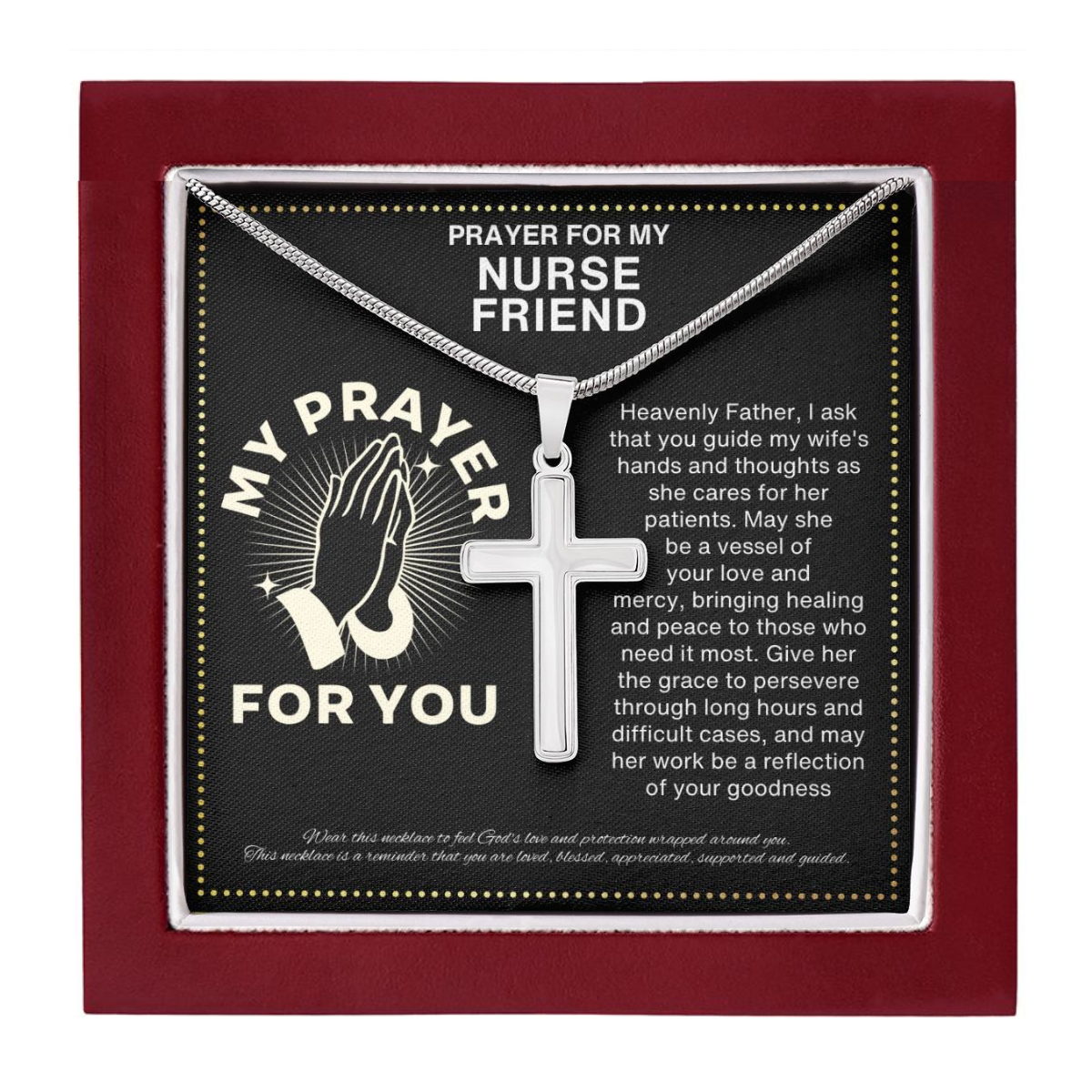JGF Jewelry Gifts for Family Work Bestie Gifts For Women Nursing Necklace For Women