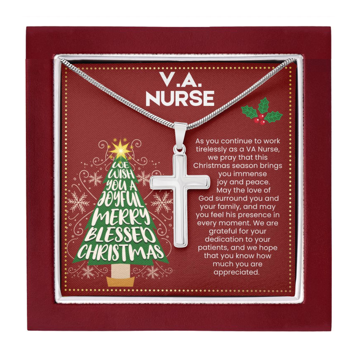 JGF Jewelry Gifts for Family Christmas Gifts for VA Nurses