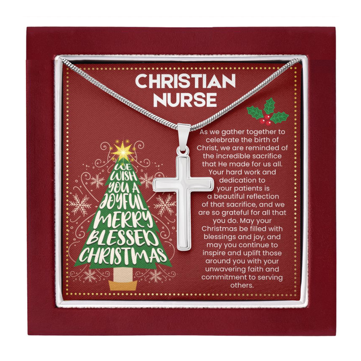 JGF Jewelry Gifts for Family Christmas Gifts for Christian Nurses