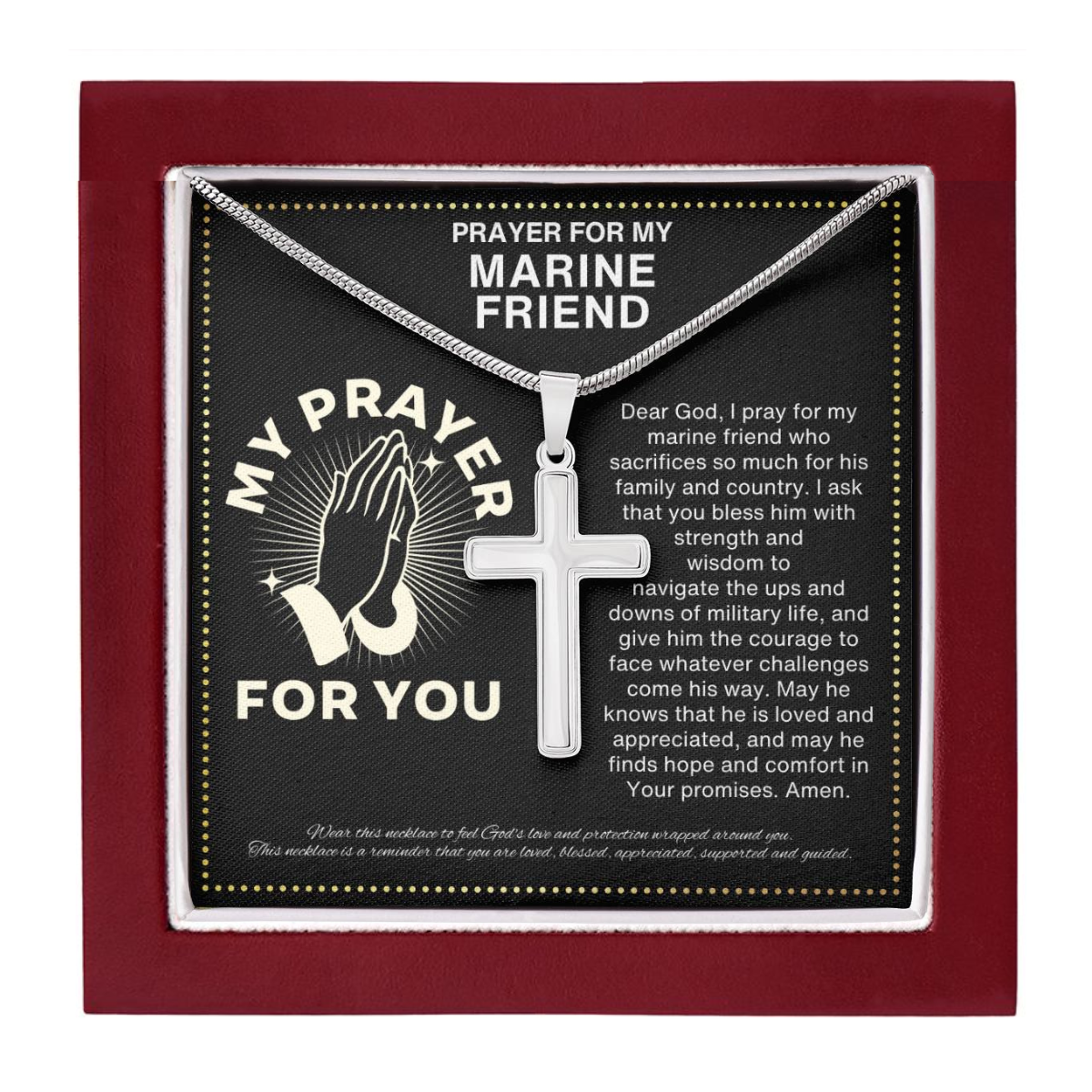 JGF Jewelry Gifts for Family US Marine Corps Birthday Gifts for Son Dad Men and Women