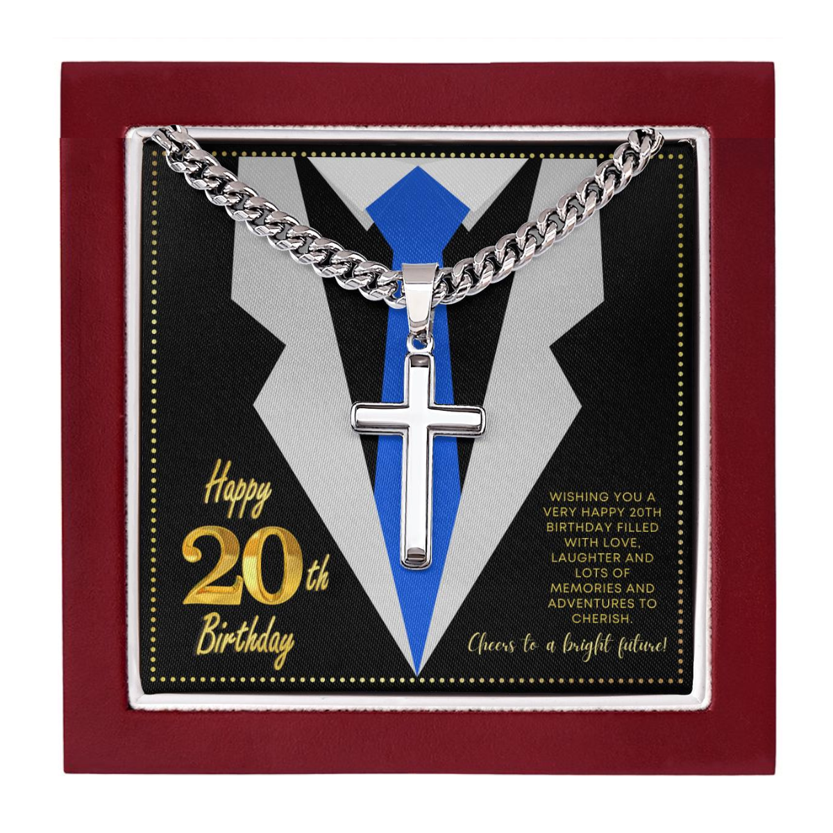 JGF Jewelry Gifts for Family 20th Birthday Gifts For Men