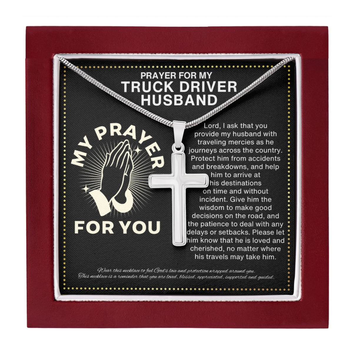 JGF Jewelry Gifts for Family Truck Driver Gifts For Men Unique