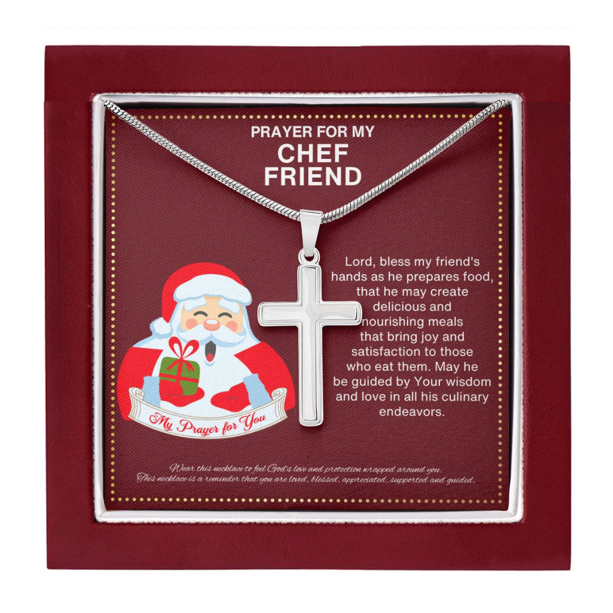 JGF Jewelry Gifts for Family Christmas For Chef Best Friend BFF Bestie Gifts