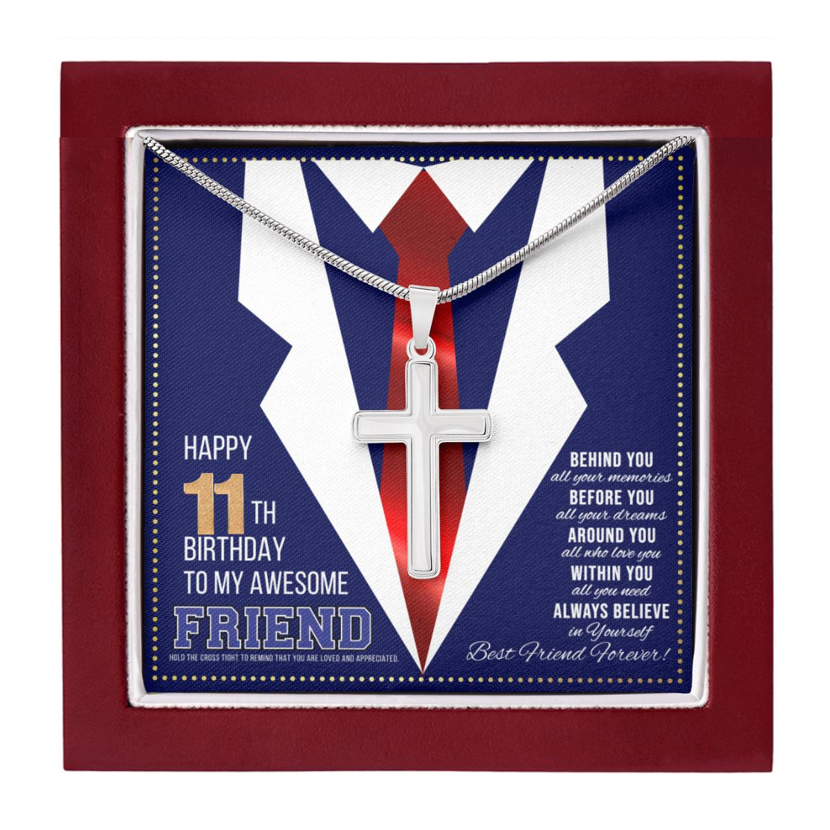 JGF Jewelry Gifts for Family Happy 11th Birthday Card Birthday Gifts For 11 Year Old For Best Friends