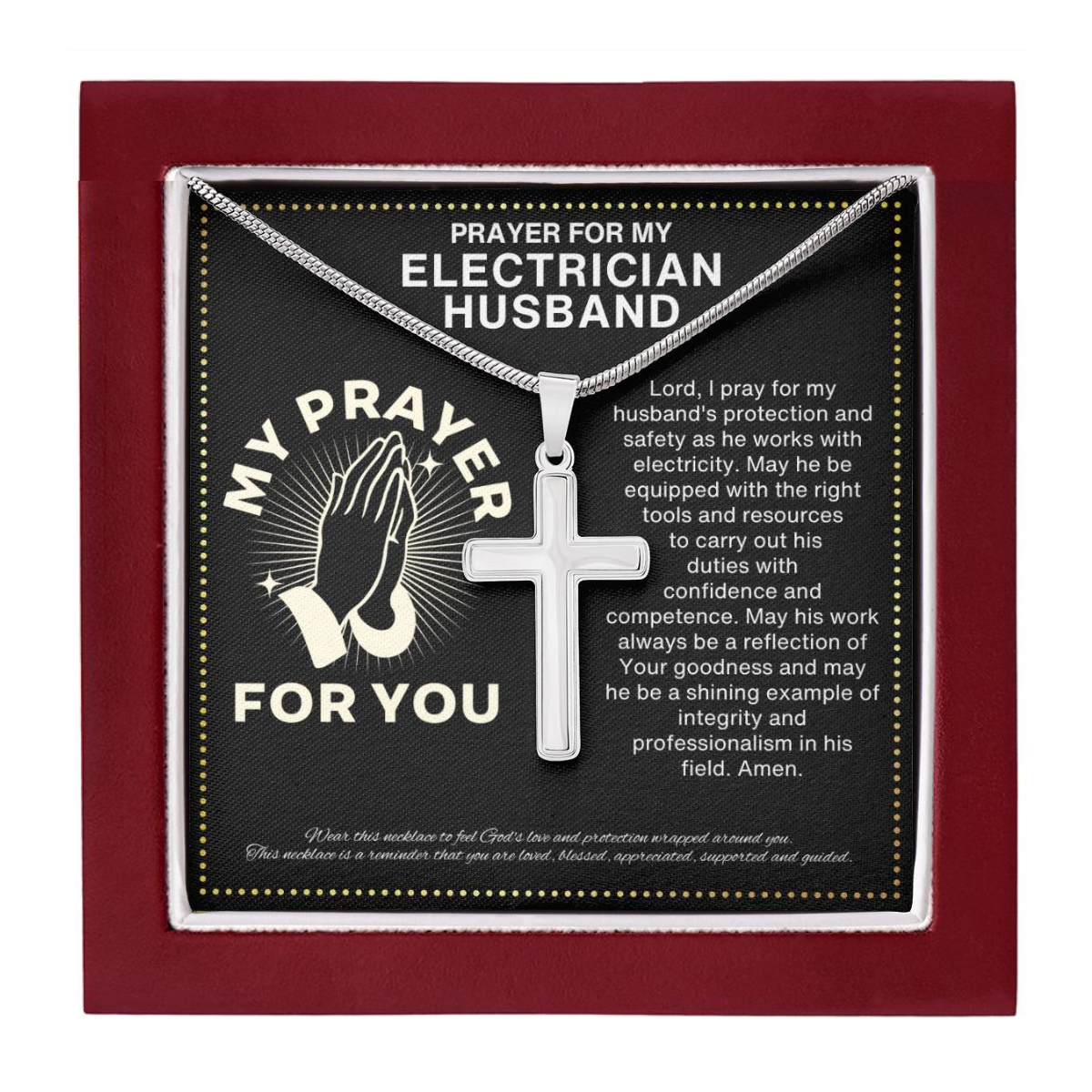JGF Jewelry Gifts for Family Electrician Birthday Gifts For Men