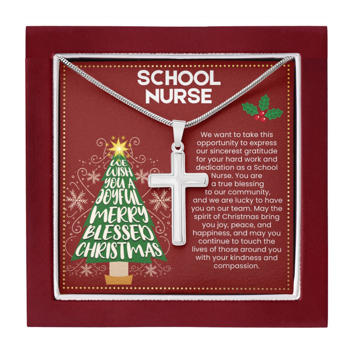 JGF Jewelry Gifts for Family Christmas Gifts for School Nurses