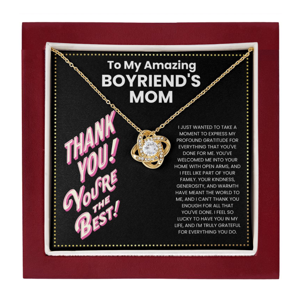 JGF Jewelry Gifts for Family Boyfriend s Mom Birthday Gifts