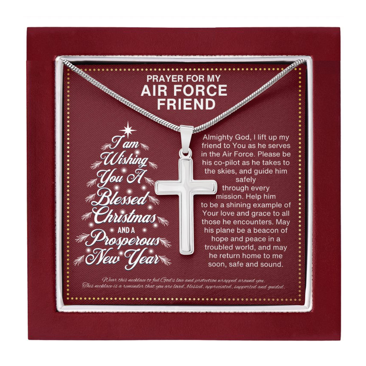 JGF Jewelry Gifts for Family Air Force Gifts for Men and Women
