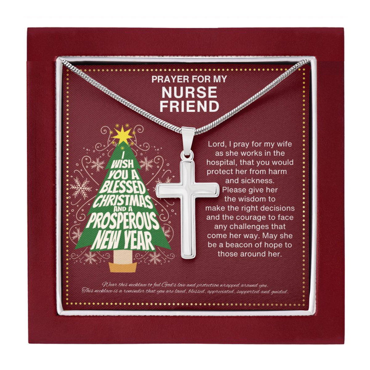 JGF Jewelry Gifts for Family Christmas Bestie For Nurse BFF Best Friend Gifts