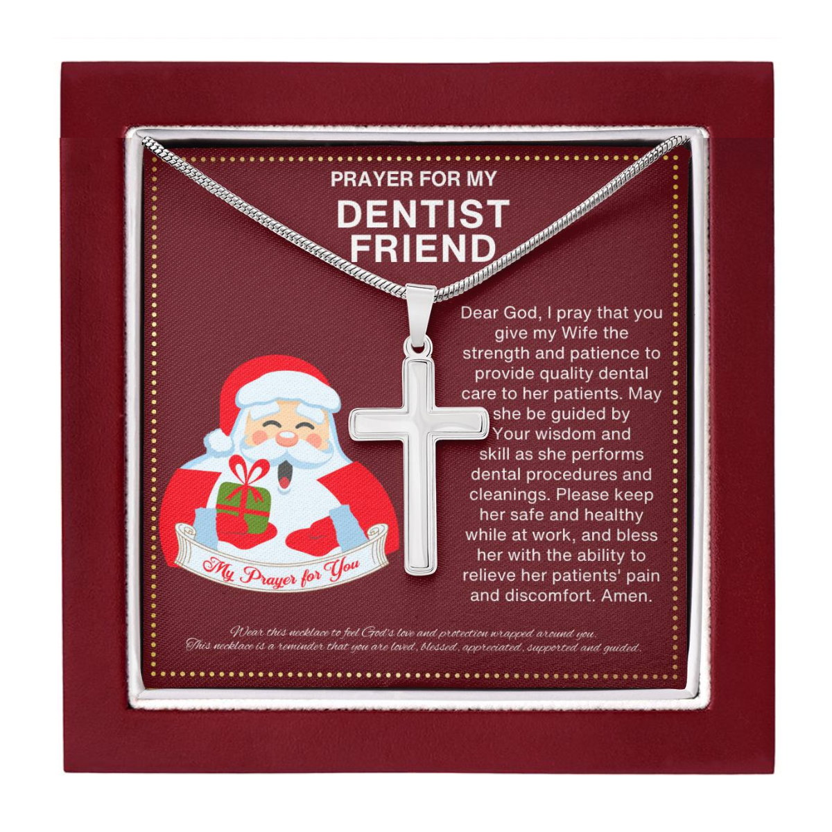 JGF Jewelry Gifts for Family Christmas Gift for Dentist BFF Bestie Best Friend