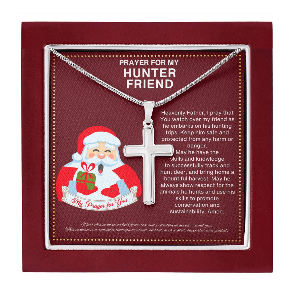 JGF Jewelry Gifts for Family Christmas Gifts for Hunter Friend