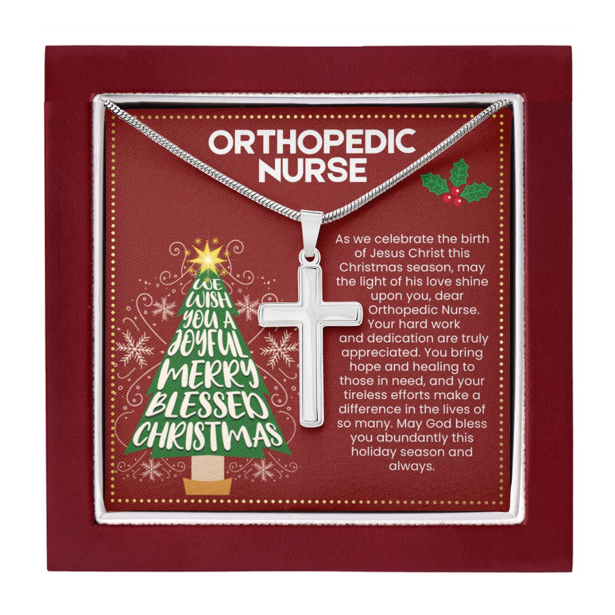 JGF Jewelry Gifts for Family Christmas Gifts for Orthopedic Nurses