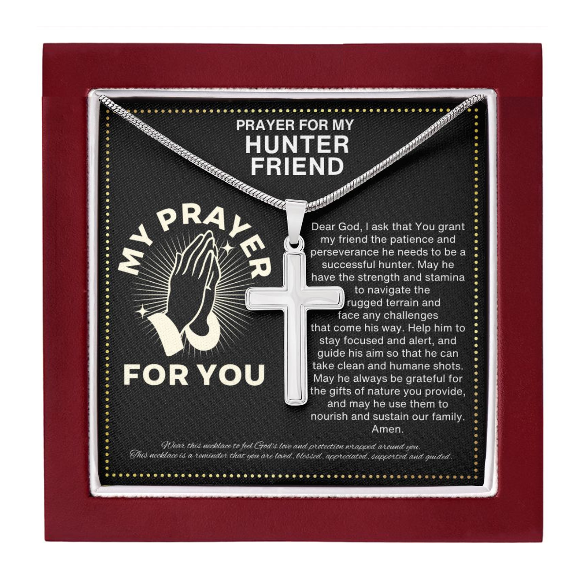 JGF Jewelry Gifts for Family Birthday Hunter Hunting Gifts for Women and Men