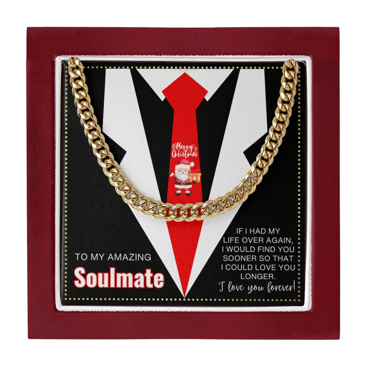 JGF Jewelry Gifts for Family My Soulmate Gifts For Him For Men