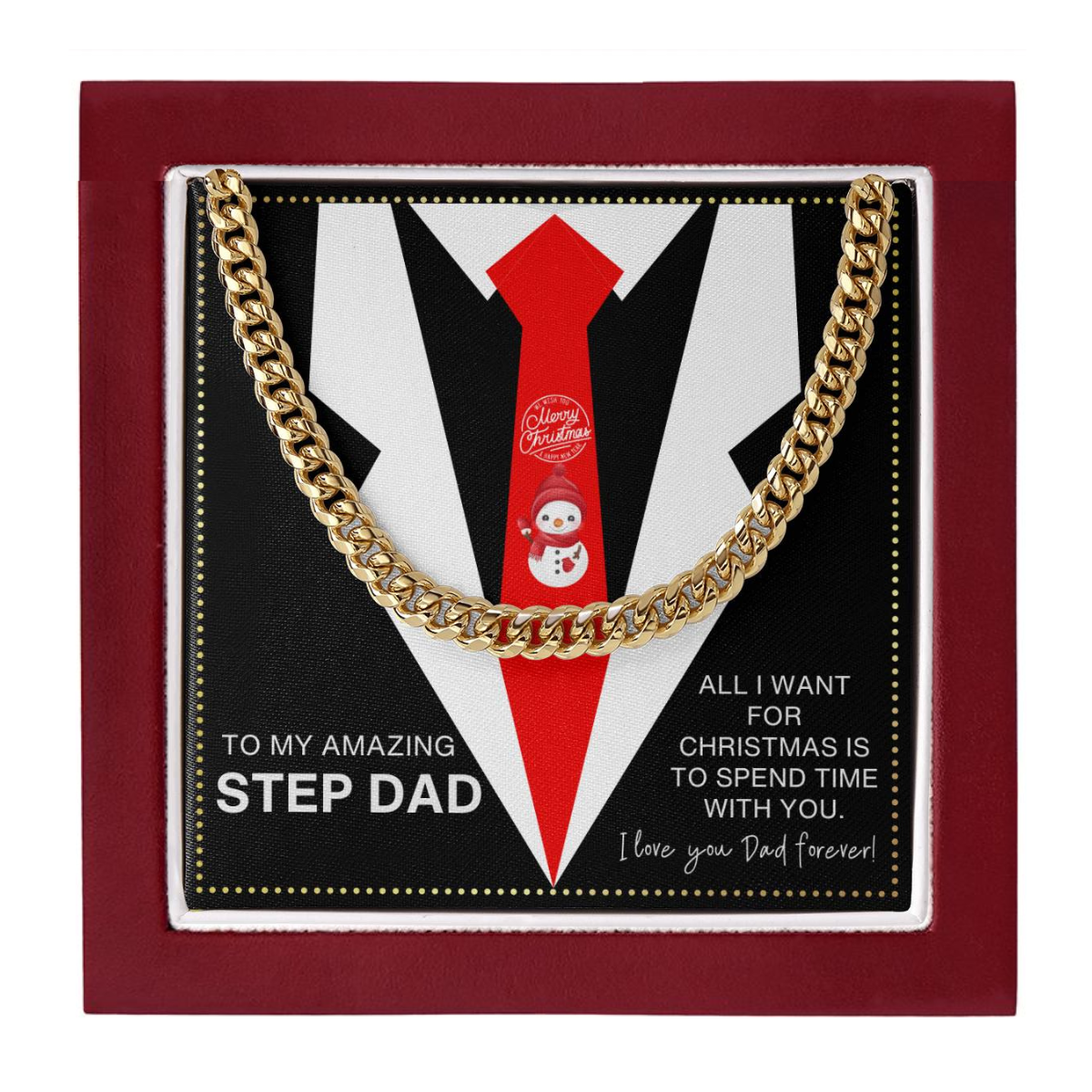 JGF Jewelry Gifts for Family Step Dad Gifts From Daughter