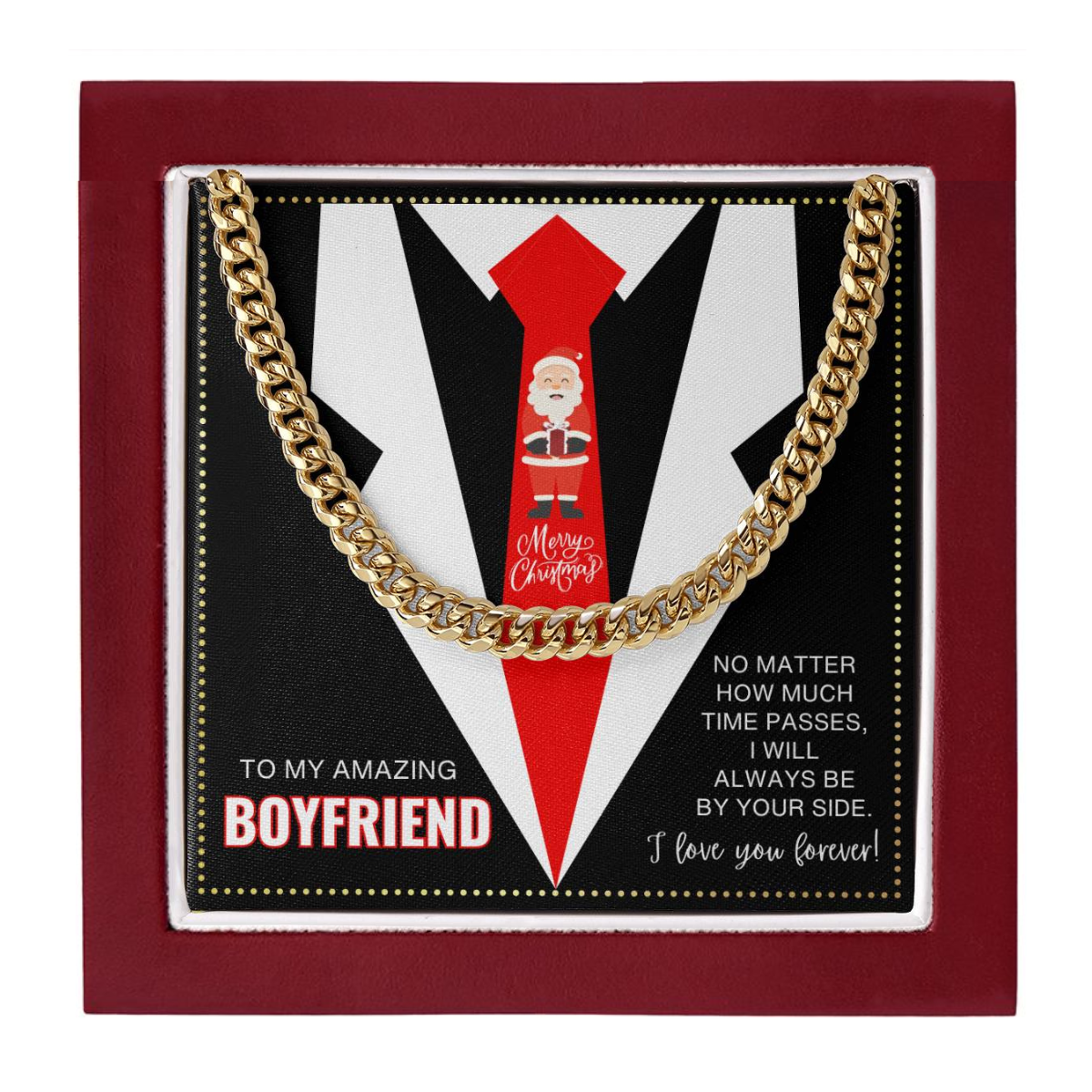 JGF Jewelry Gifts for Family Promise Necklace For Him Boyfriend Gift From Girlfriend