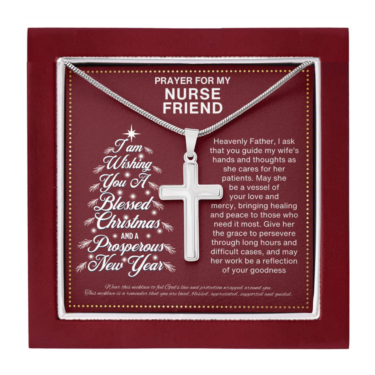 JGF Jewelry Gifts for Family Christmas For Nurse Practitioner Best Friend BFF Bestie Gifts