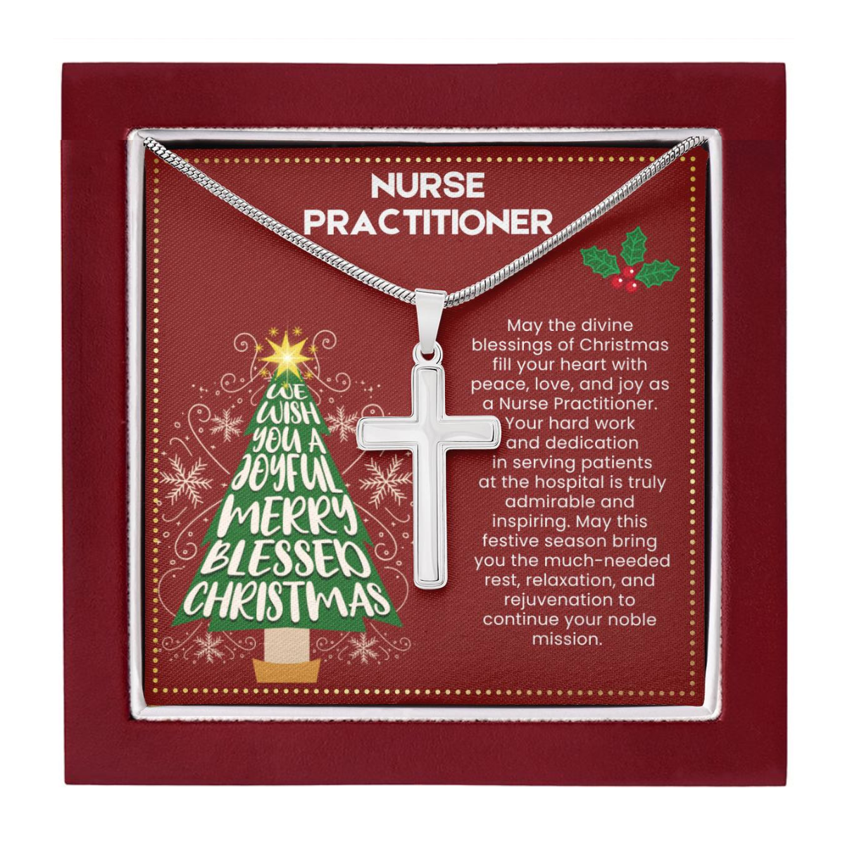 JGF Jewelry Gifts for Family Christmas Gifts for Nurse Practitioner