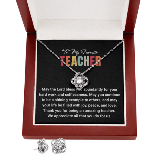 JGF Jewelry Gifts for Family: Thank You Teacher Appreciation Farewell End of Year Necklace Gift from Students