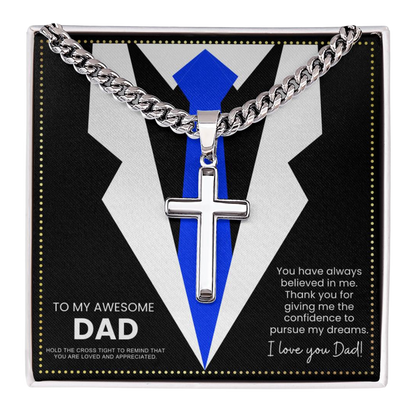 JGF Jewelry Gifts for Family Celtic Cross Necklace For Men Gifts For Dads Who Have Everything Unique Finds