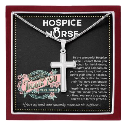 JGF Jewelry Gifts for Family To My Hospice Nurse Thank You