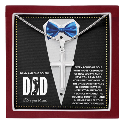 JGF Jewelry Gifts for Family First Fathers Golf Card Day Gifts For New Golfer Dad Golfing Related