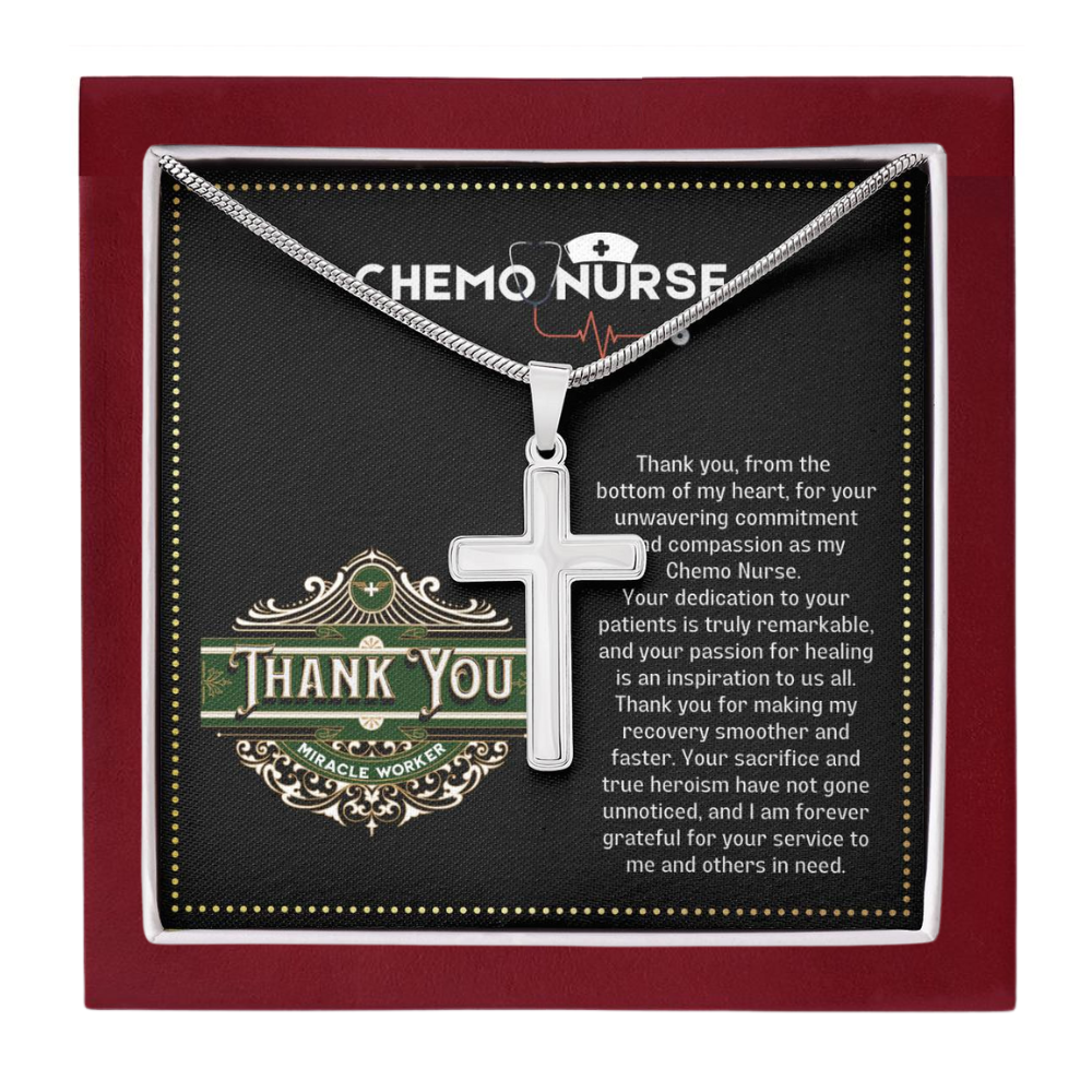 JGF Jewelry Gifts for Family Thank You Chemotheraphy Nurse