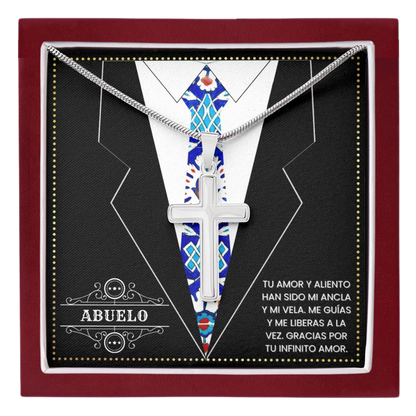 JGF Jewelry Gifts for Family Happy Birthday Grandpa Card Spanish Regalo Para Abuelo