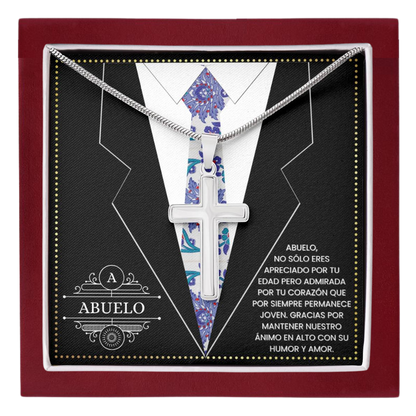 JGF Jewelry Gifts for Family Grandpa Birthday Card Spanish Regalo Para Abuelo