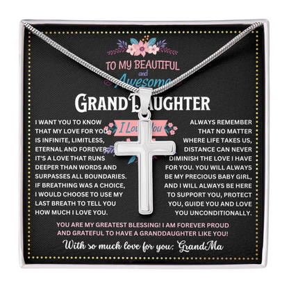 GrandDaughter2 JGF Jewelry Gifts for Family ARTISAN CROSS TEMPLATE - artisancross-BB