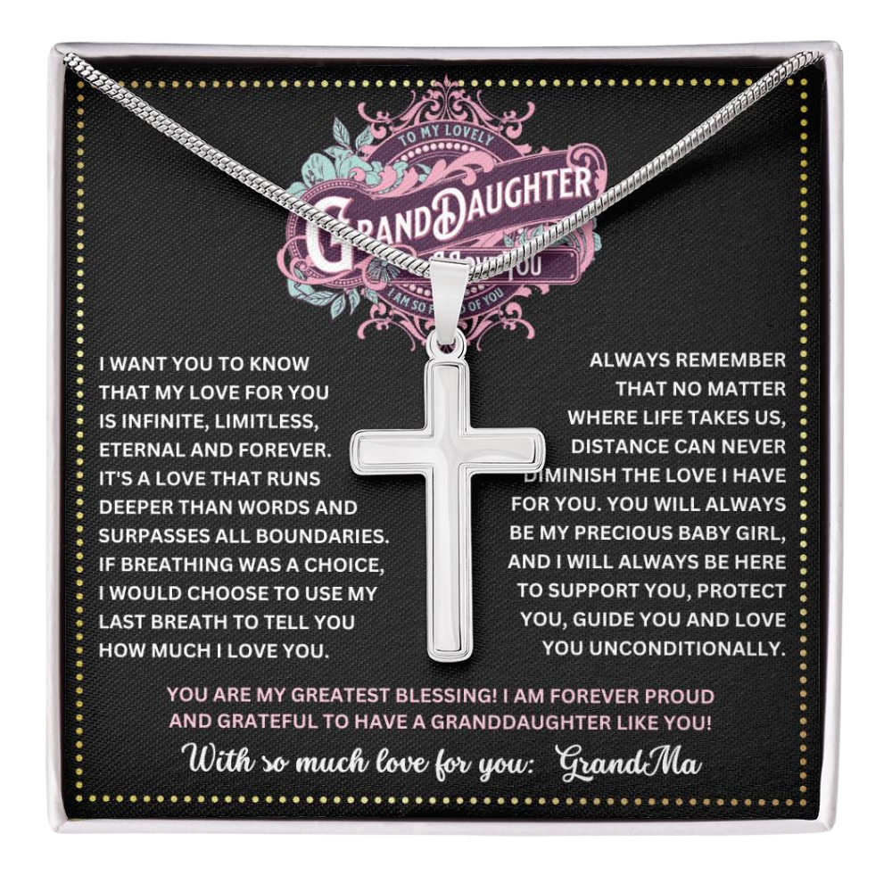 JGF Jewelry Gifts for Family To My GrandDaughter From GrandMa