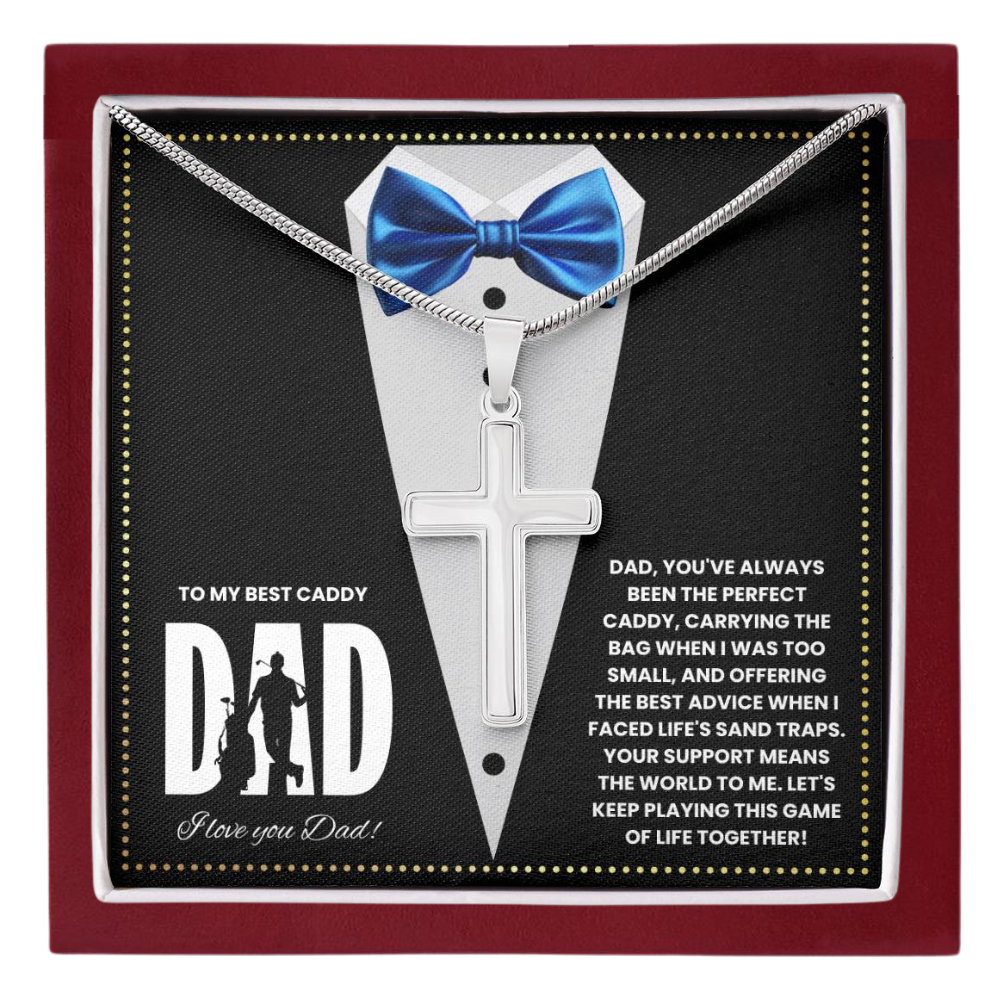 JGF Jewelry Gifts for Family Step Dad Golf Fathers Card Day Gifts Golfer