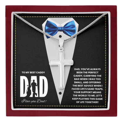 JGF Jewelry Gifts for Family Step Dad Golf Fathers Card Day Gifts Golfer