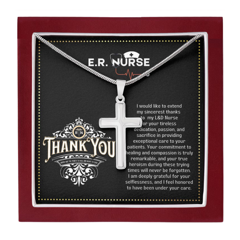JGF Jewelry Gifts for Family Thank You ER Nurse