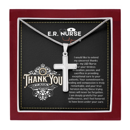 JGF Jewelry Gifts for Family Thank You ER Nurse