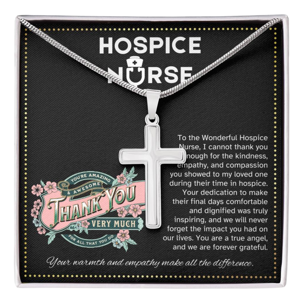 JGF Jewelry Gifts for Family To My Hospice Nurse Thank You