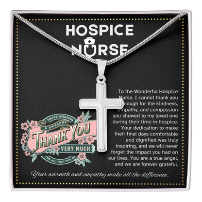 JGF Jewelry Gifts for Family To My Hospice Nurse Thank You