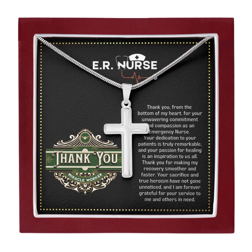 JGF Jewelry Gifts for Family Thank You Emergency Room Nurse