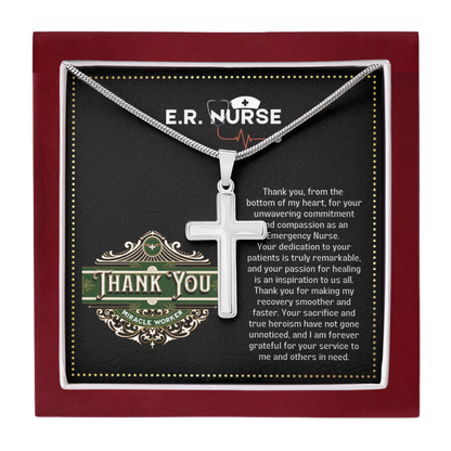 JGF Jewelry Gifts for Family Thank You Emergency Room Nurse