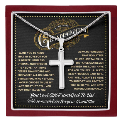 JGF Jewelry Gifts for Family To My Lovely GrandDaughter From GrandMa