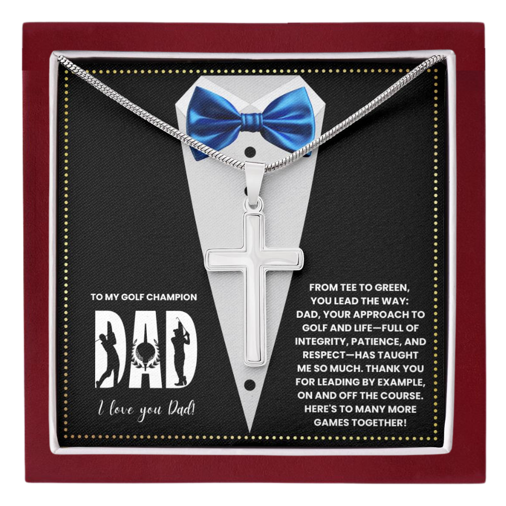 JGF Jewelry Gifts for Family Golfing Gifts For Golfer Dad From Daughter