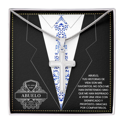 SpanishGrandPa30 JGF Jewelry Gifts for Family Fathers Day Card For Grandpa Spanish Regalo Para Abuelo