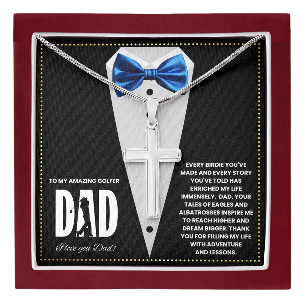 JGF Jewelry Gifts for Family Golf Gifts From Kids For Dad Who Loves Golfing