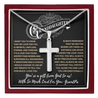 JGF Jewelry Gifts for Family To My GrandDaughter From GrandPa