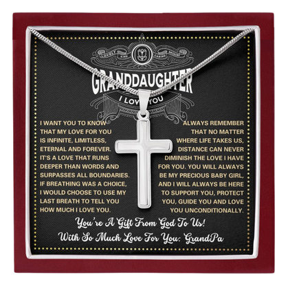 GrandDaughter4 JGF Jewelry Gifts for Family ARTISAN CROSS TEMPLATE - artisancross-BB