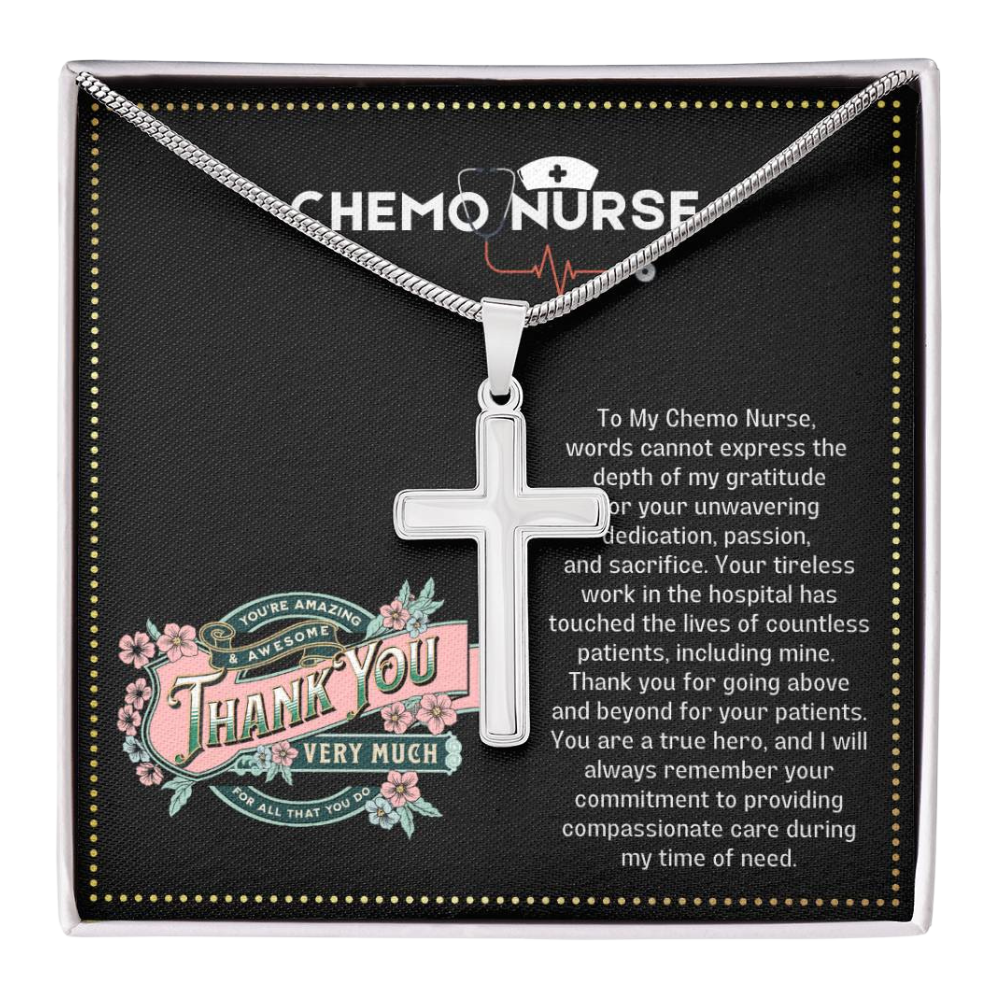 JGF Jewelry Gifts for Family Thank You My Chemo Nurse