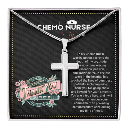 JGF Jewelry Gifts for Family Thank You My Chemo Nurse